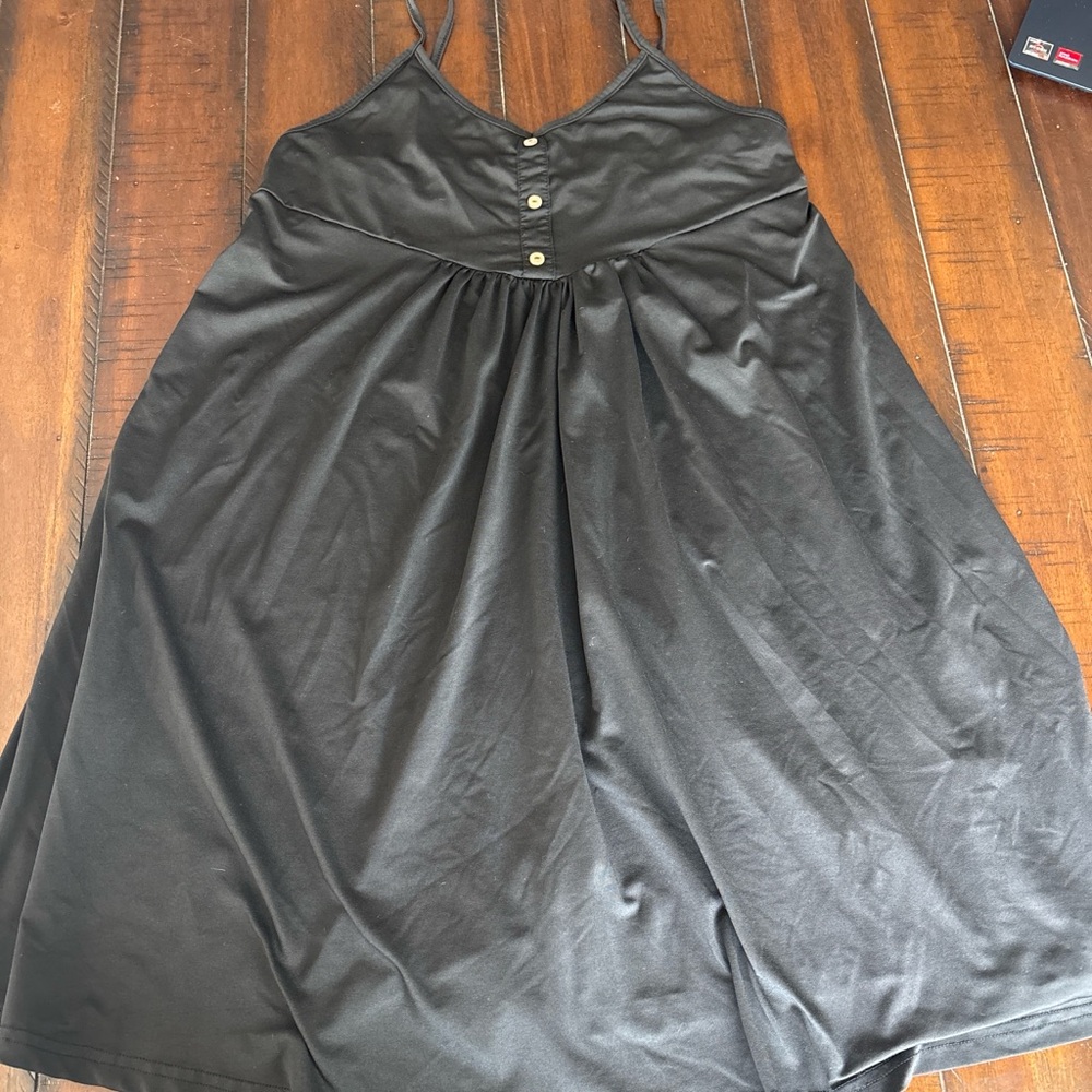 SHEIN Black Spaghetti Strap Dress